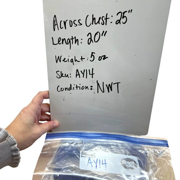 Madewell Shirred Puff-Sleeve Top Blue Cotton Silk Size Small NWT - Picture 10 of 10